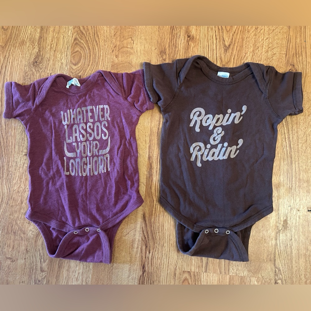Cowboy/Western Infant Onesie Bundle